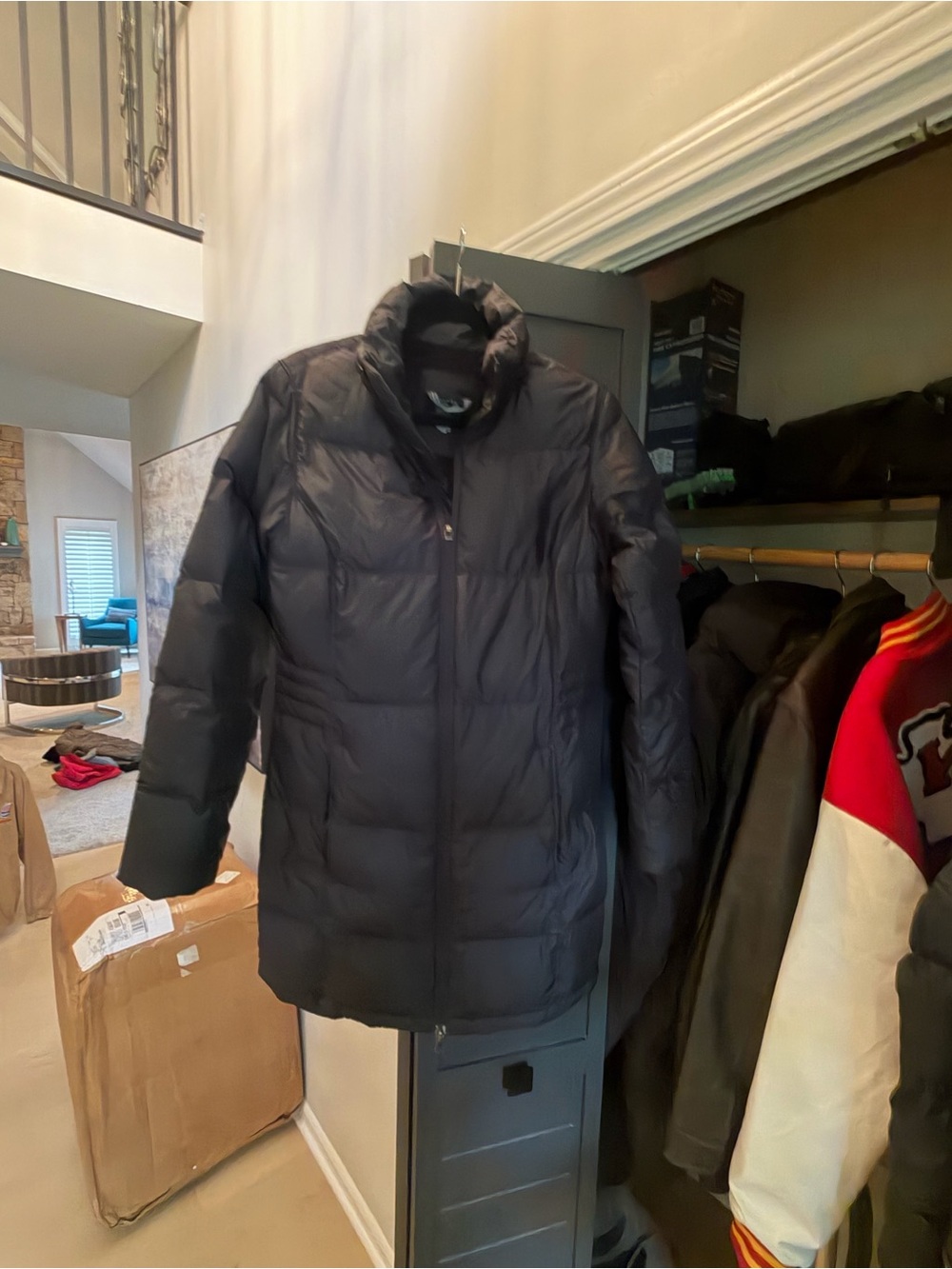 Mountain Hardwear Quilted Real Down Puffer Coat
